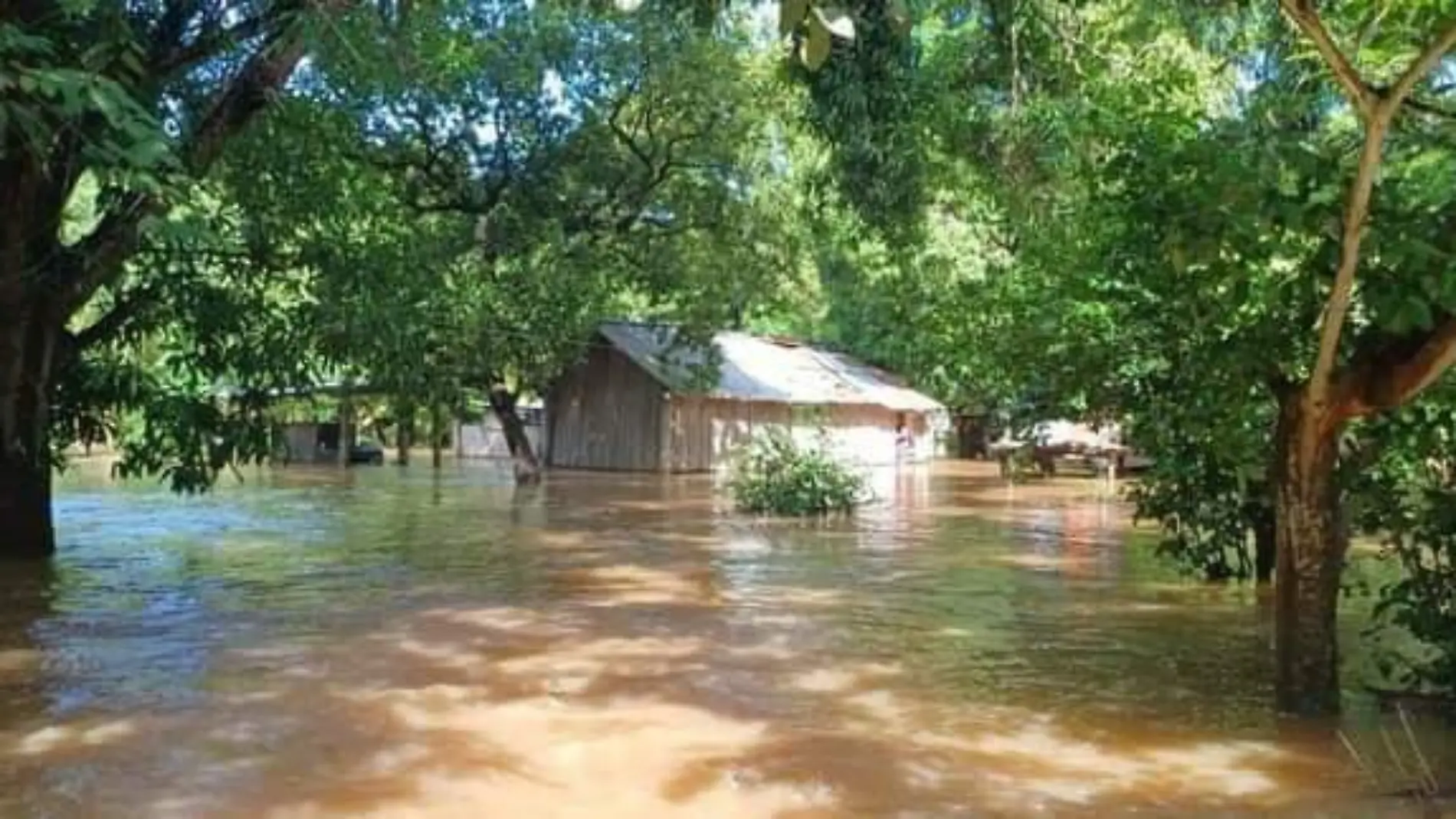 casas inundadas